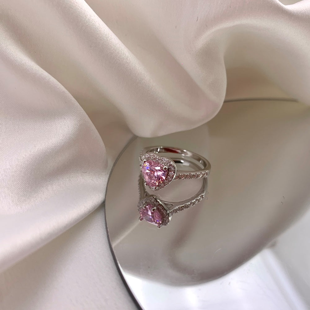 'Aurora' Heart Ring