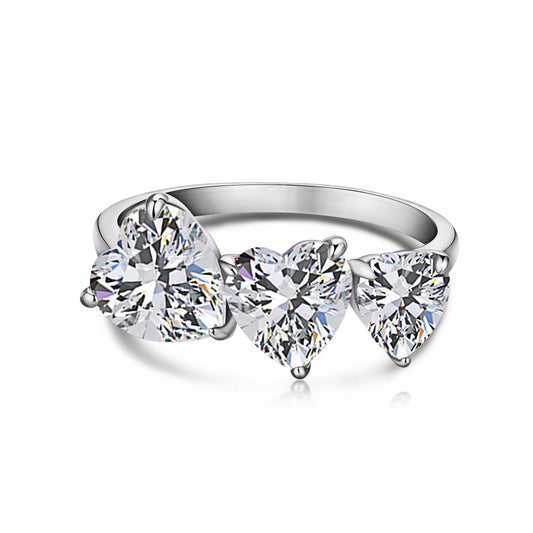 ‘Karena’ Triple Heart Ring